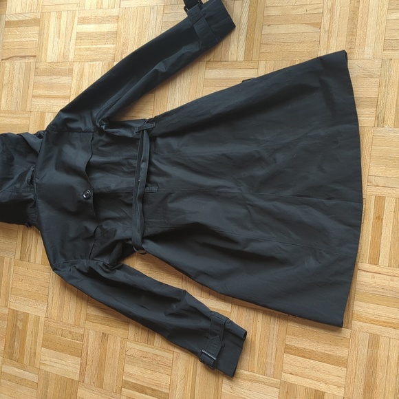 London Fog Heritage Classic Black Trench Coat - Picture 6 of 10